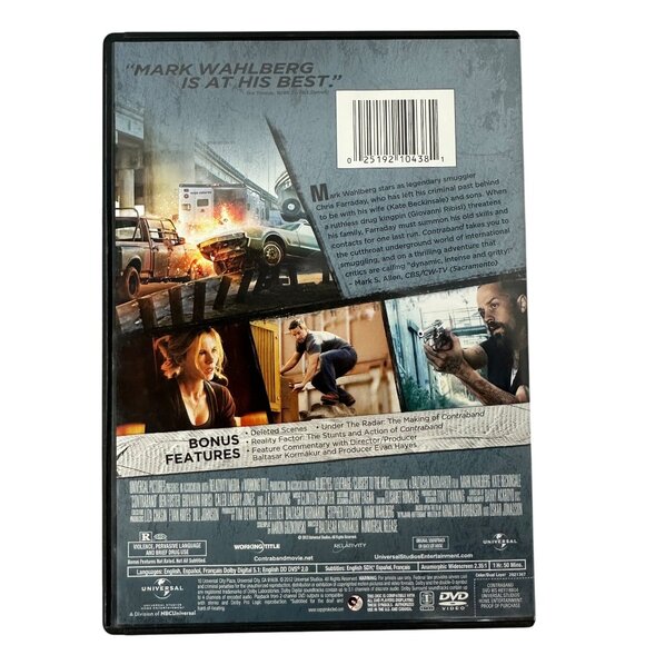 Contraband DVD Mark Wahlberg Kate Beckinsale Universal Pictures Action 2012 - Picture 2 of 7